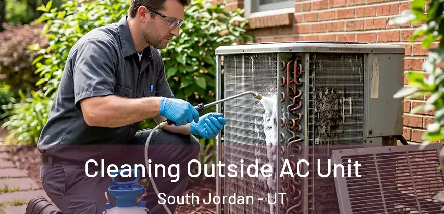  Cleaning Outside AC Unit South Jordan - UT